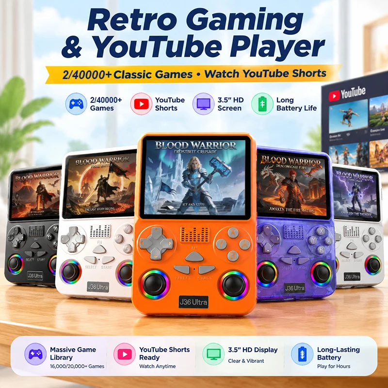 Gaming Console Youtube - NOVO Sistema de Jogos 2/40000+ Console