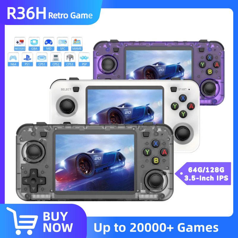 Gaming Console Linux - Console de videogame portátil retrô R36H