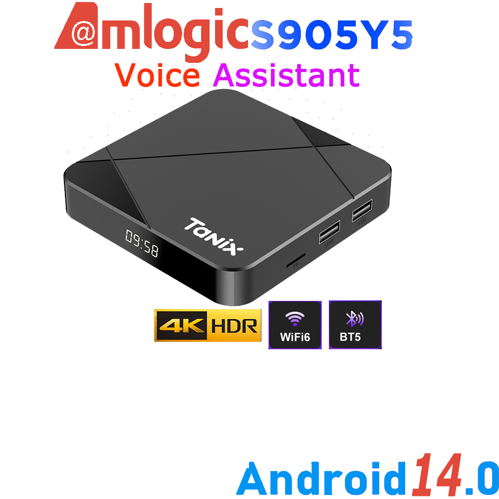Gaming Console Youtube - Amlogic S905Y5 Android14.0 4K Vídeo Wifi6