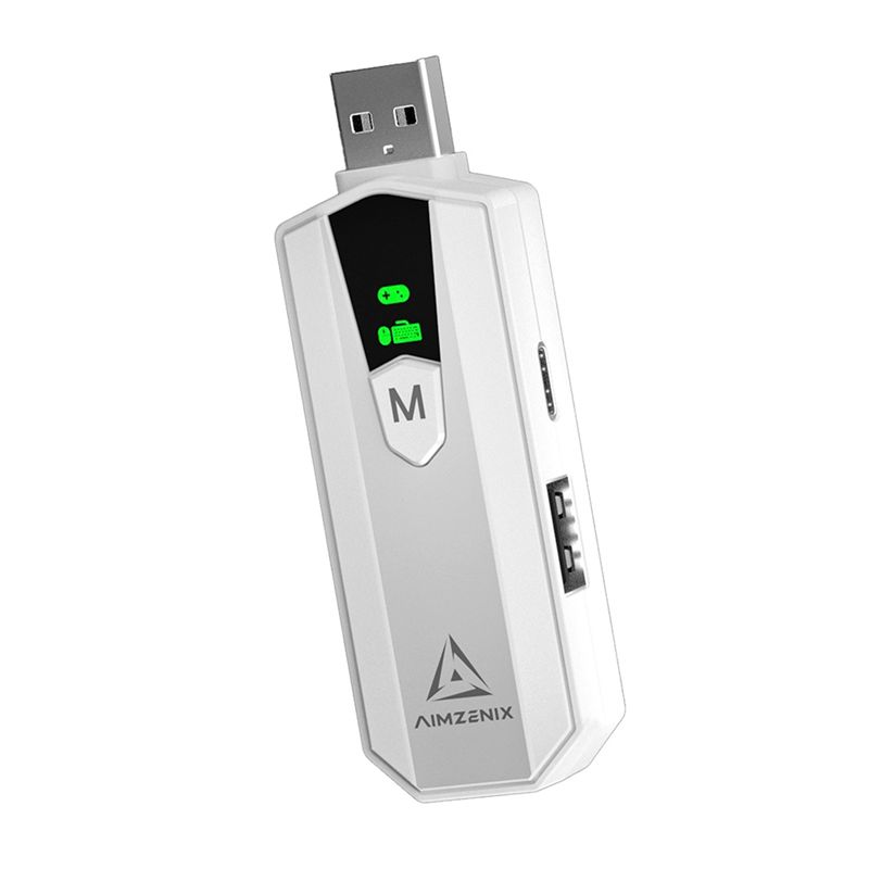 Gaming Console Tower - AIMZENIX AX200PRO Adaptador Conversor K&M para