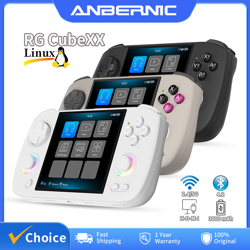 Gaming Console Linux - ANBERNIC RG Cubexx Retro Console de