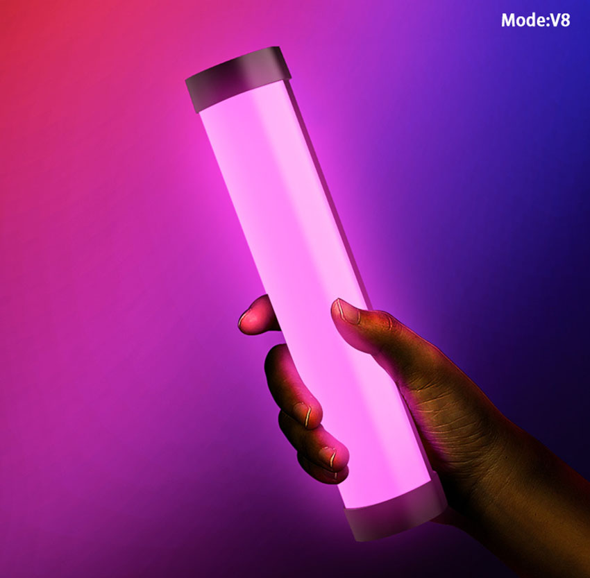 Gaming Console Youtube - Luxceo v8 portátil rgb luz de