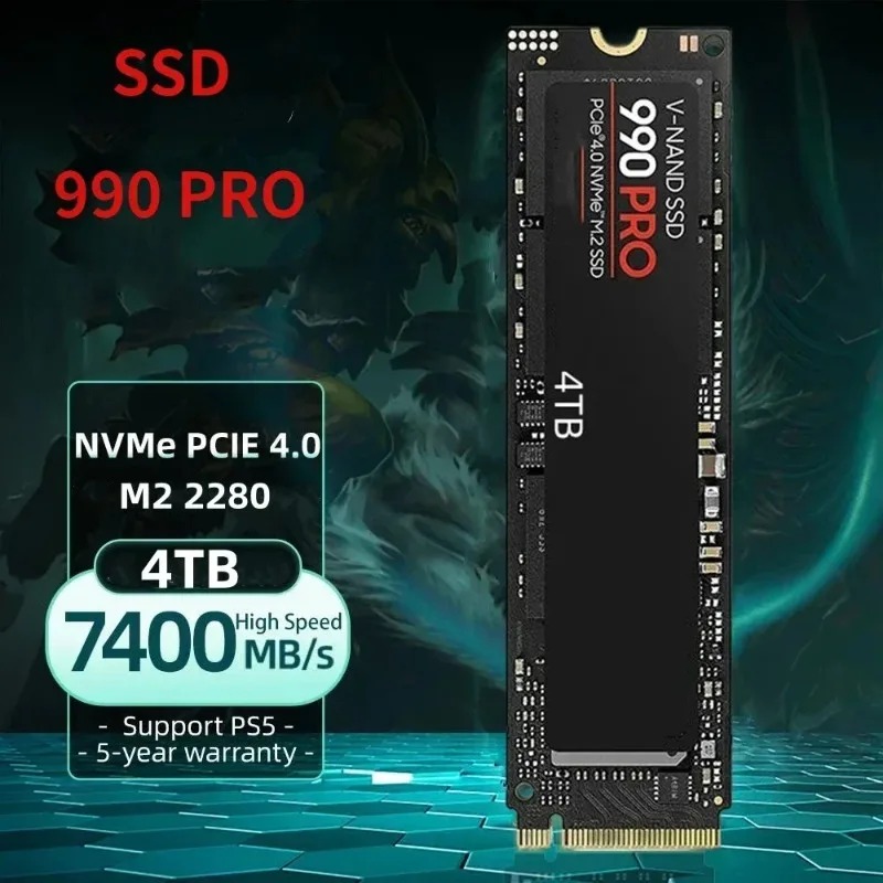 SSD NVMe 990 PRO M.2 2280 Autê - Gaming Console Table avaliação e preço