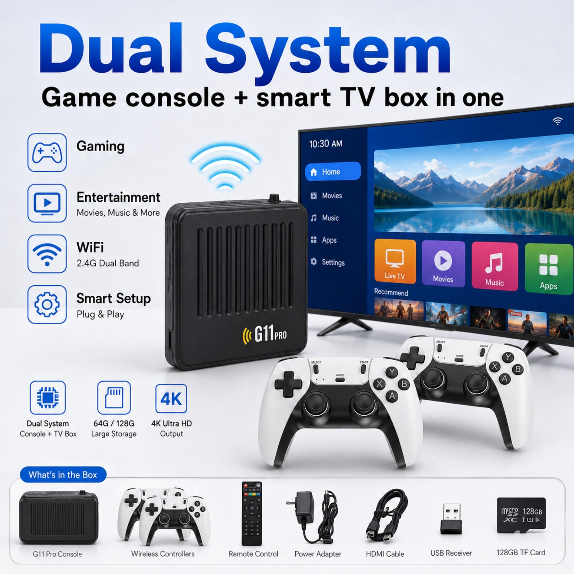 G11 Pro Game Box, console de j - Gaming Console Gs5 avaliação e preço