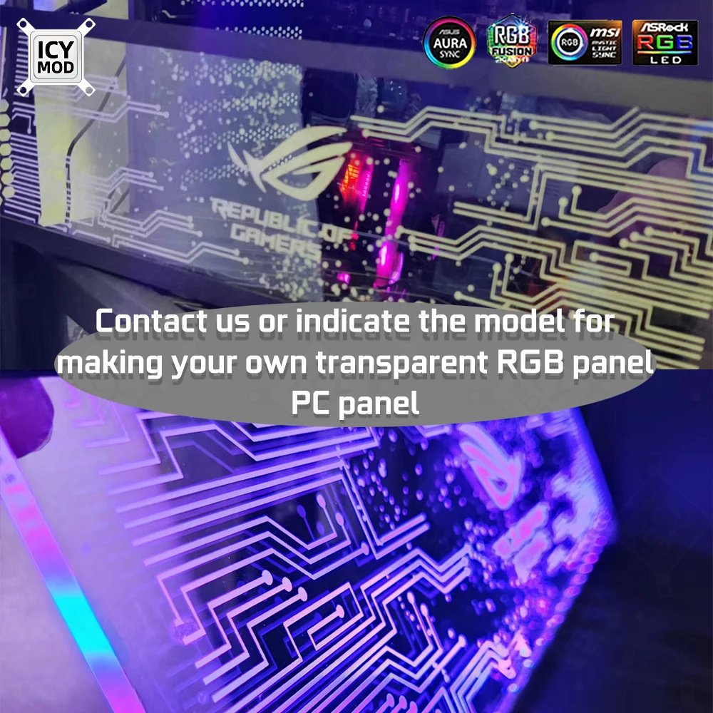 Icy mod acrílico transparente  - Gaming Console Tower avaliação e preço