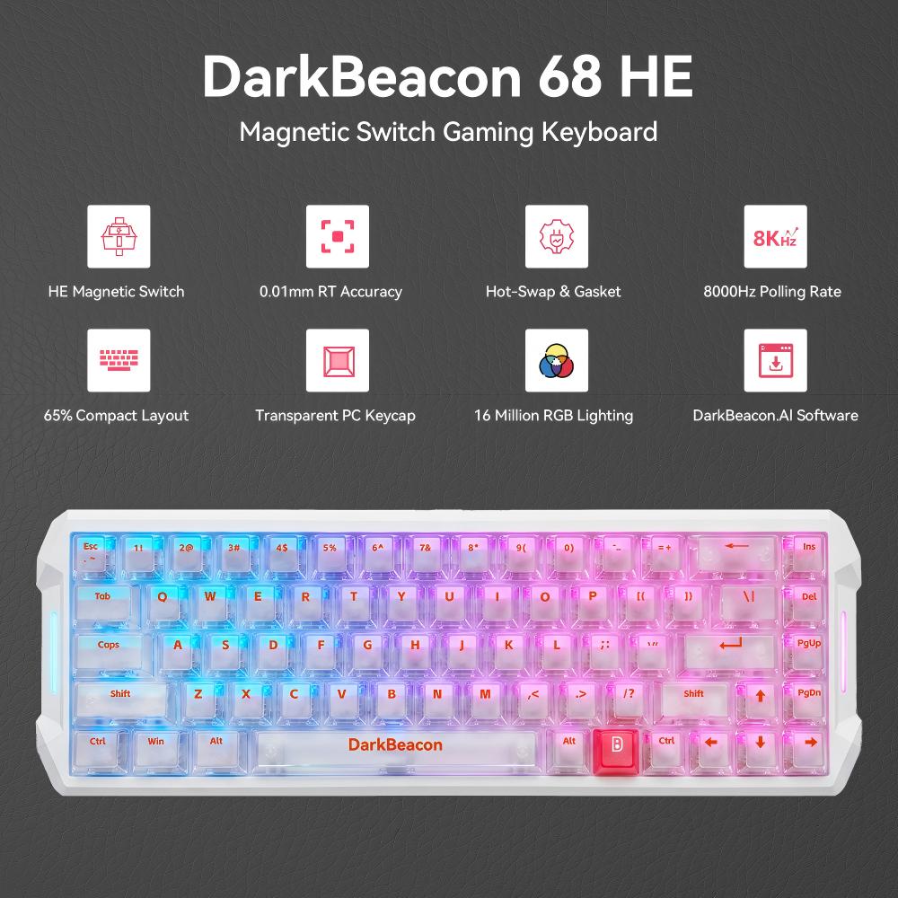 Teclado Gamer Magnético DarkBe - Gaming Console Tower avaliação e preço