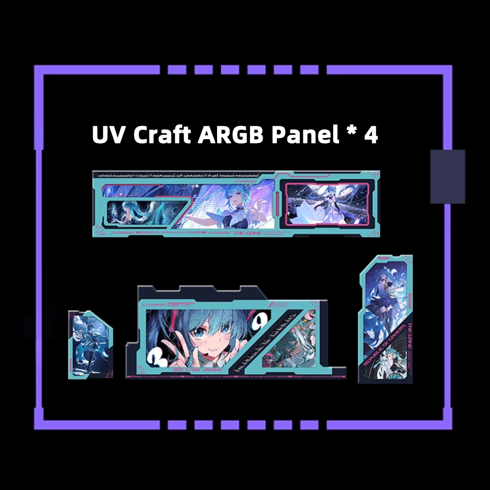 4 pçs rog helios gx601s uv rgb - Gaming Console Tower avaliação e preço