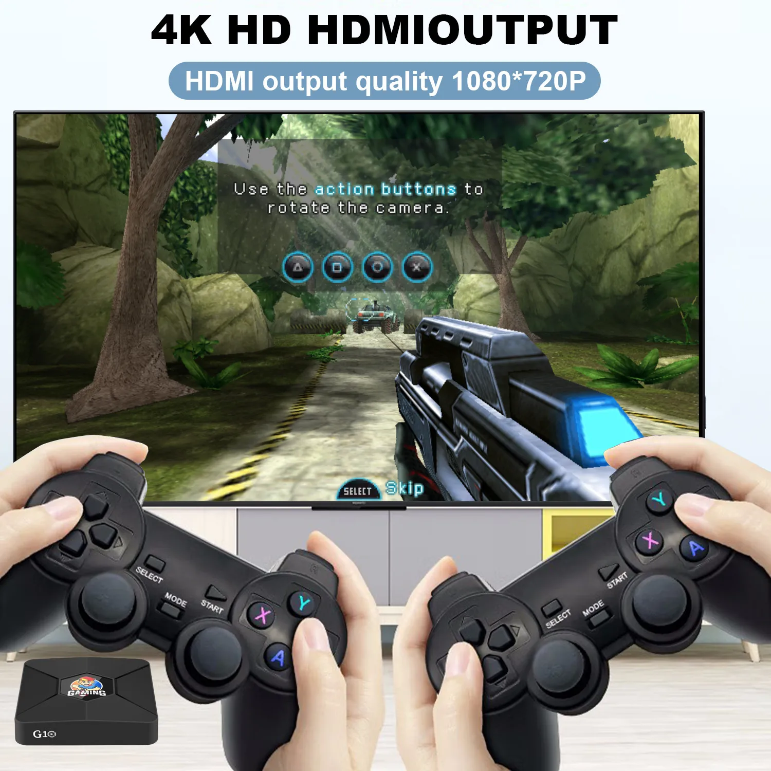 Haayot caixa de jogo 4k hd int - Gaming Console Youtube avaliação e preço