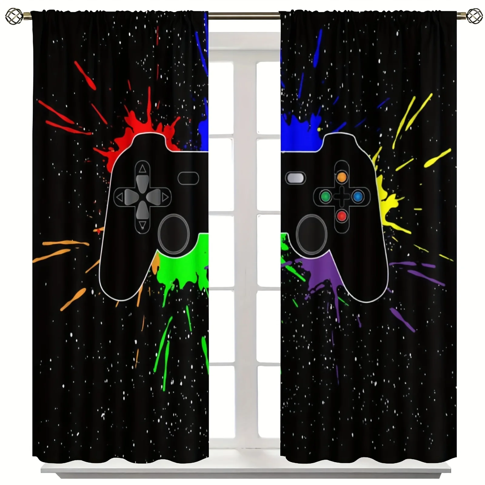 2 pçs ps5 gamepad cortinas par - Gaming Console Youtube avaliação e preço