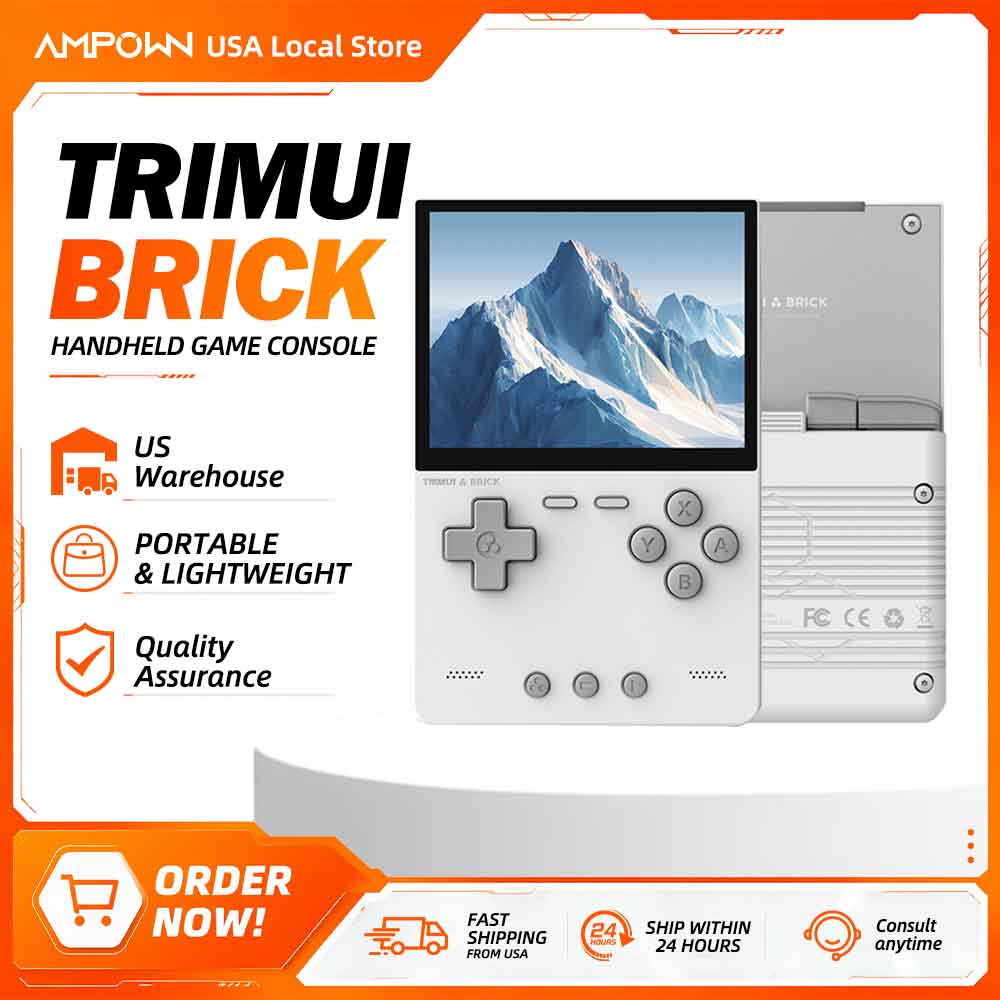 Trimui tijolo console de jogos - Gaming Console Linux avaliação e preço