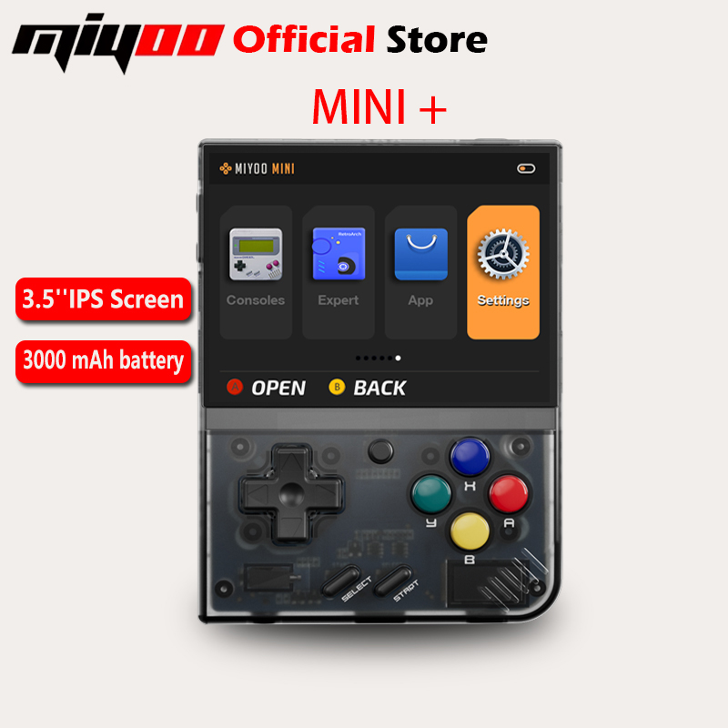 Miyoo mini plus portátil retro - Gaming Console Linux avaliação e preço