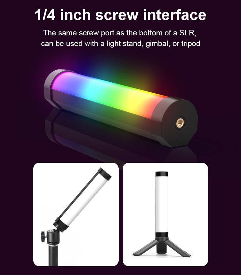Luxceo v8 portátil rgb luz de  - Gaming Console Youtube avaliação e preço